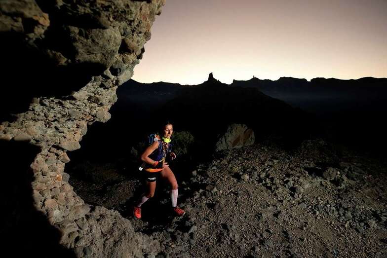Sandra Moreno, durante la dura prueba (Foto Carlos Díaz Recio)